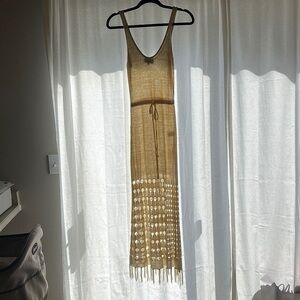 VICI swim coverup with leg slit